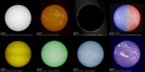 SOLARIS - prise de vue du soleil "en couleurs"