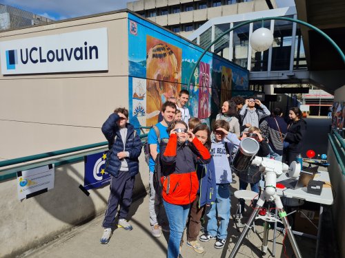 Observation de l'éclipse partielle de soleil le 29/03/2025 à Science Expo
