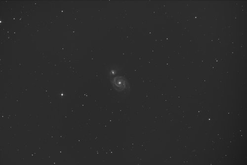 Observation de la galaxie du Tourbillon - M51 - le 30/04/2022