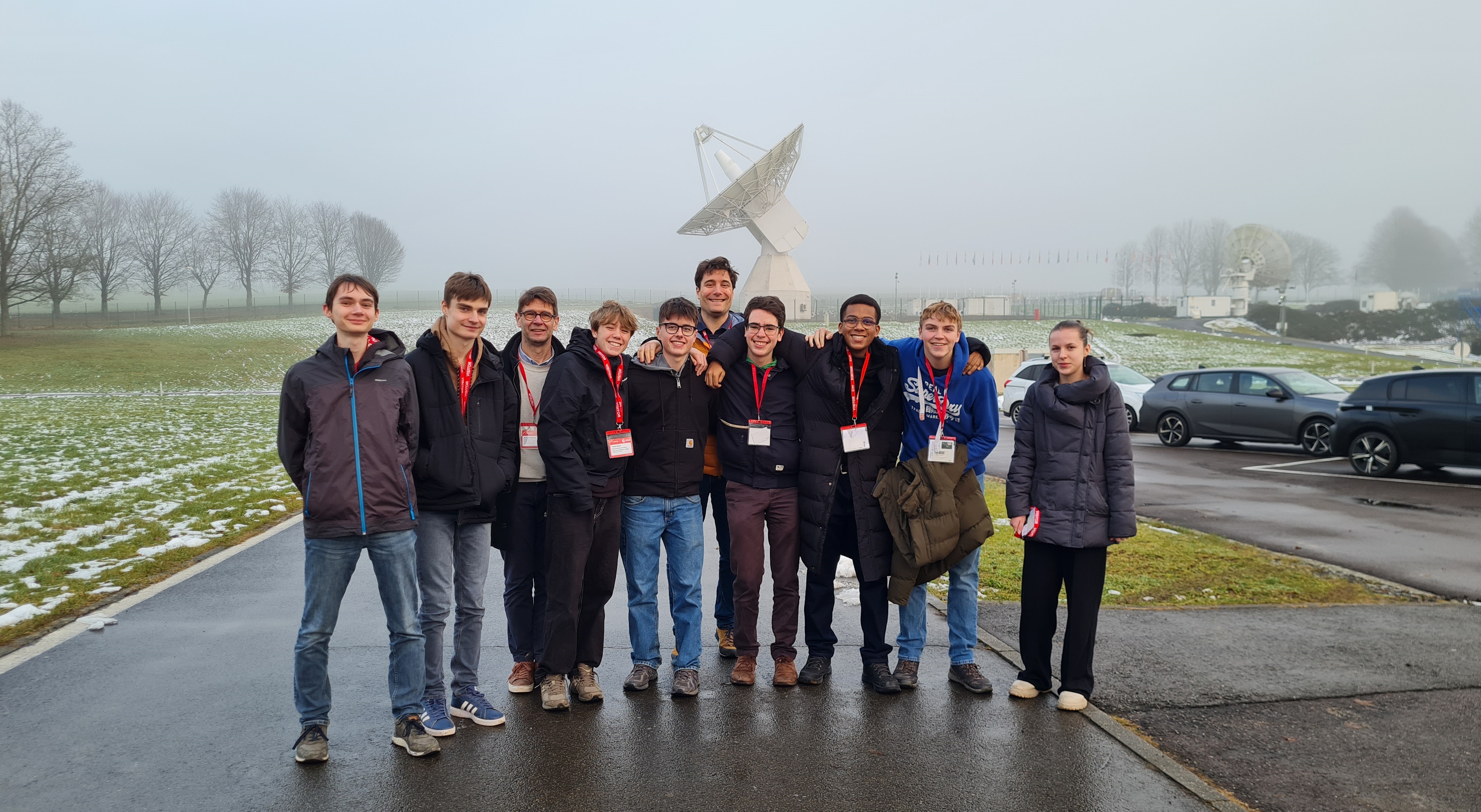 Visite du club SPICA au centre de l’ESA à Redu