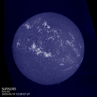 Soleil Ca (K) line - SUNSCAN - 19 mars 2025
