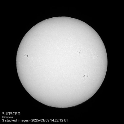 Soleil - Continuum - SUNSCAN - 3 mars 2025