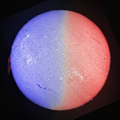Soleil - Dopplergramme - SUNSCAN - 3 mars 2025