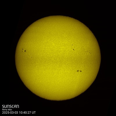 Soleil Na D1 line - SUNSCAN - 3 mars 2025